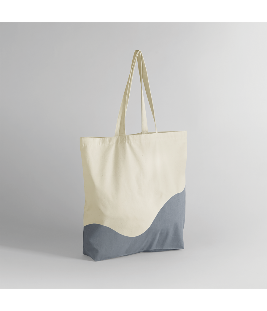 Sac fourre-tout organique à imprimé tourbillon