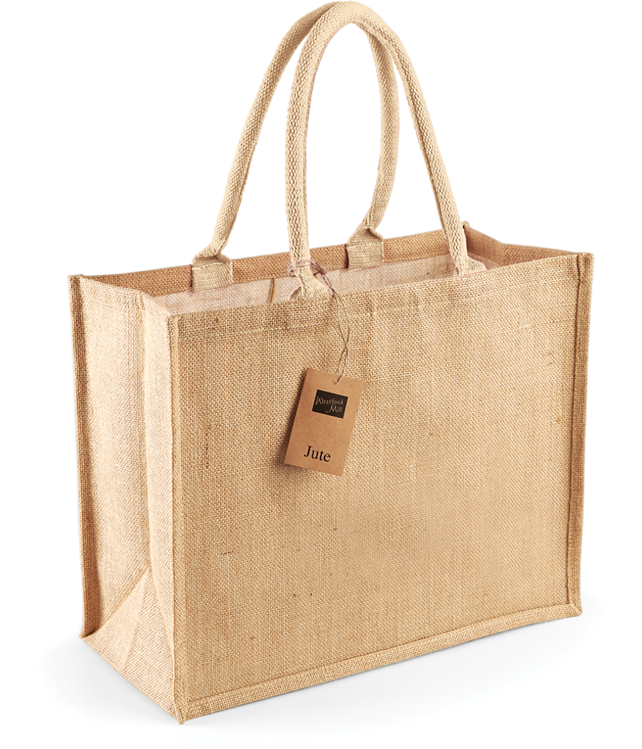 Sac shopping classique en jute