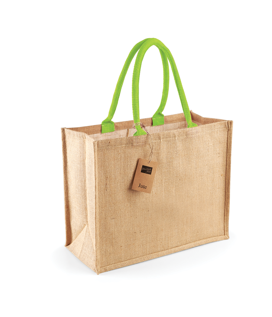 Sac shopping classique en jute