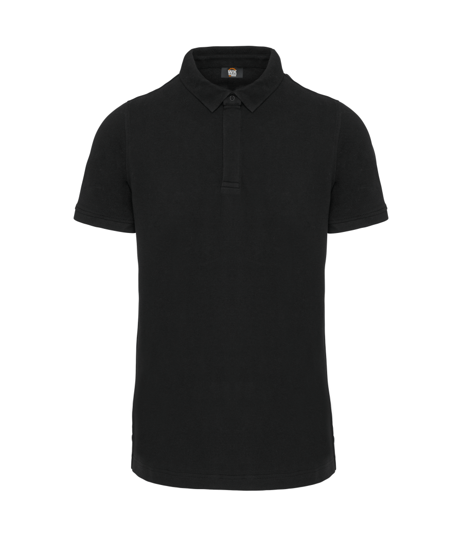 Polo col boutons pression manches courtes homme