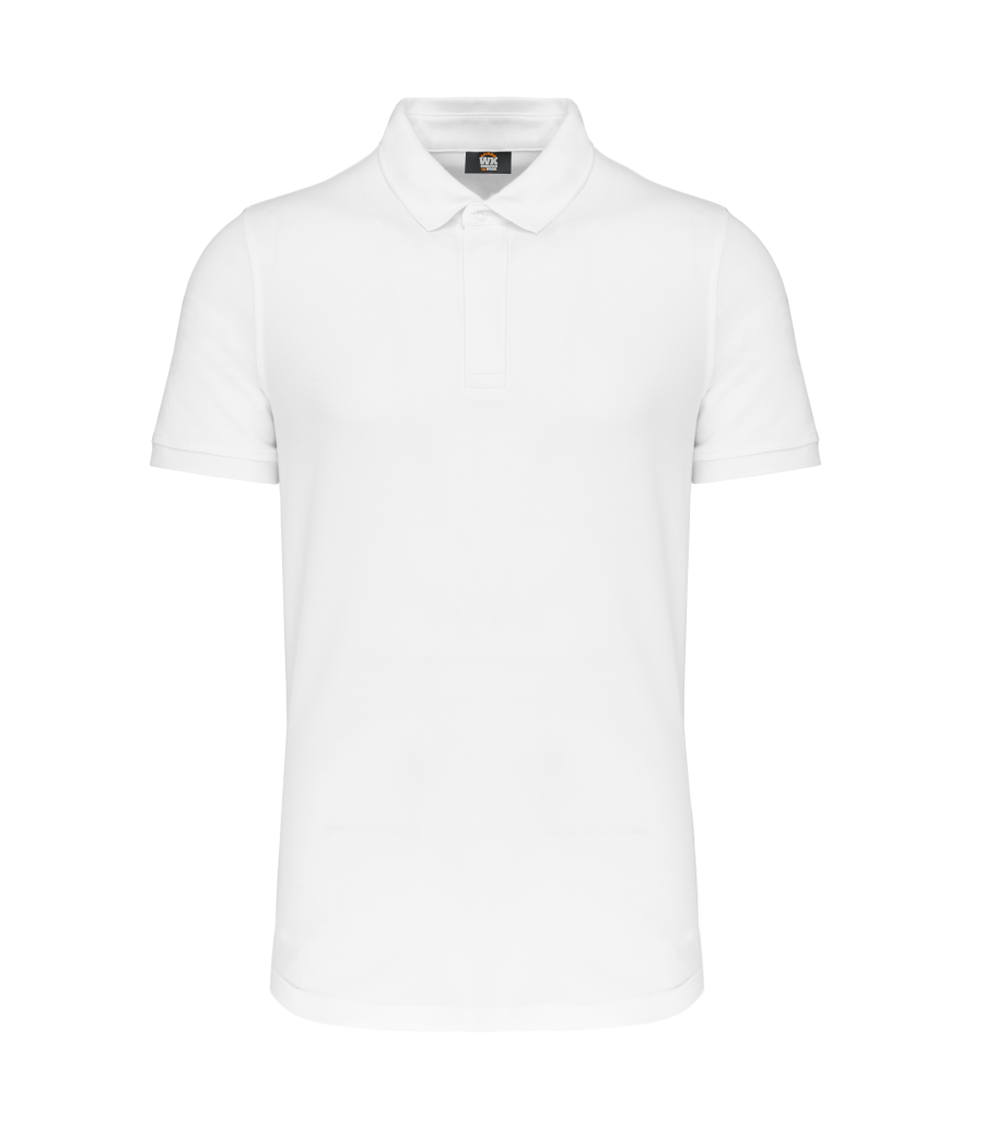 Polo col boutons pression manches courtes homme