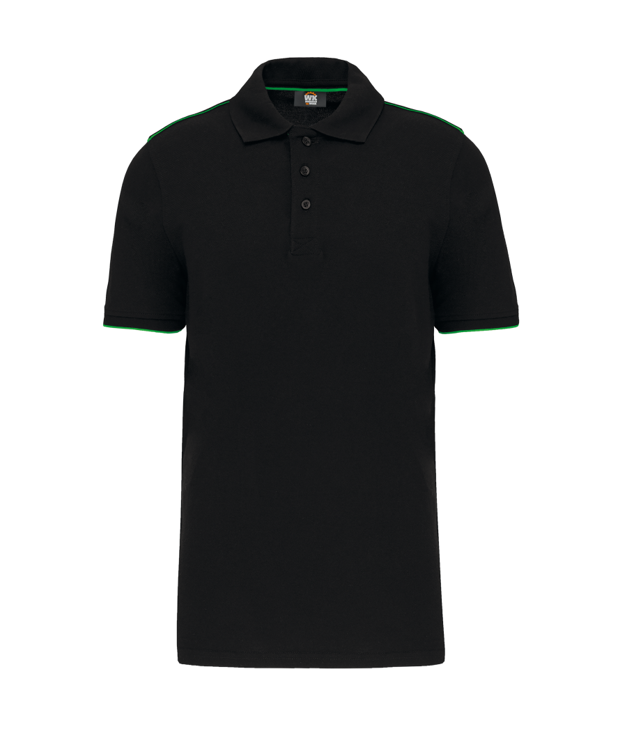 Polo Day To Day contrasté manches courtes homme