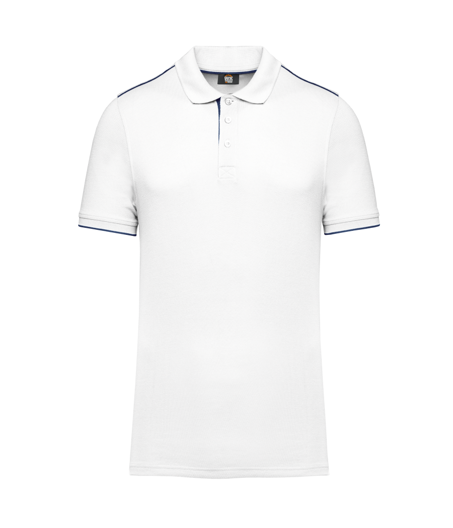 Polo Day To Day contrasté manches courtes homme