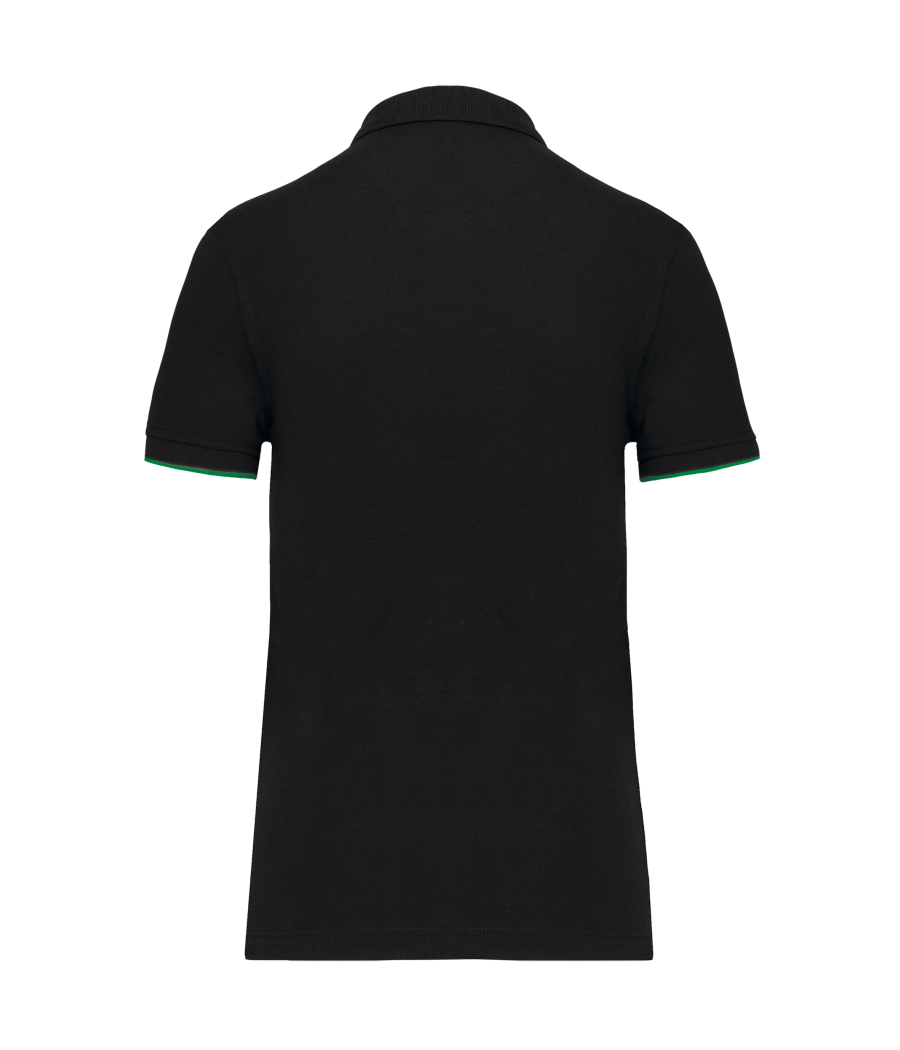 Polo Day To Day contrasté manches courtes femme