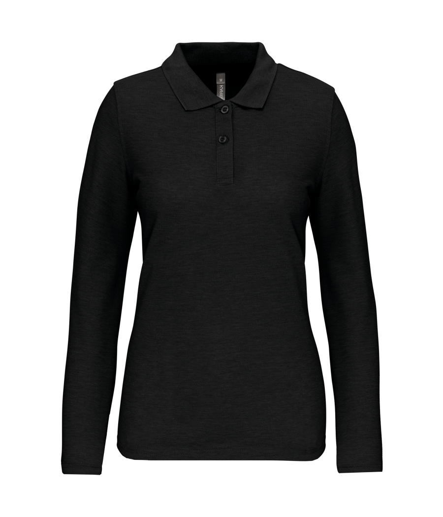 Polo manches longues femme