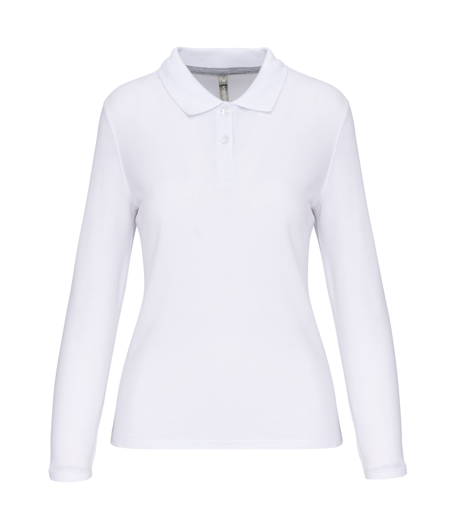 Polo manches longues femme