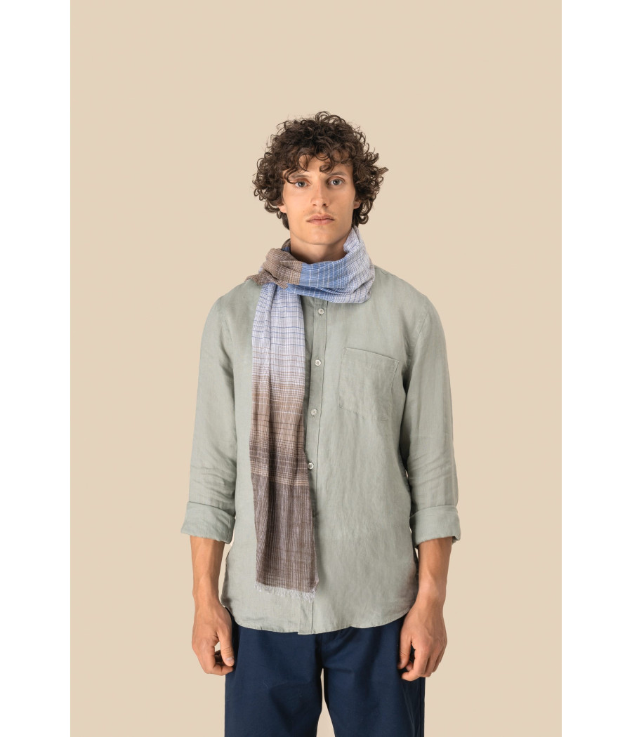 Chèche à rayures unisexe