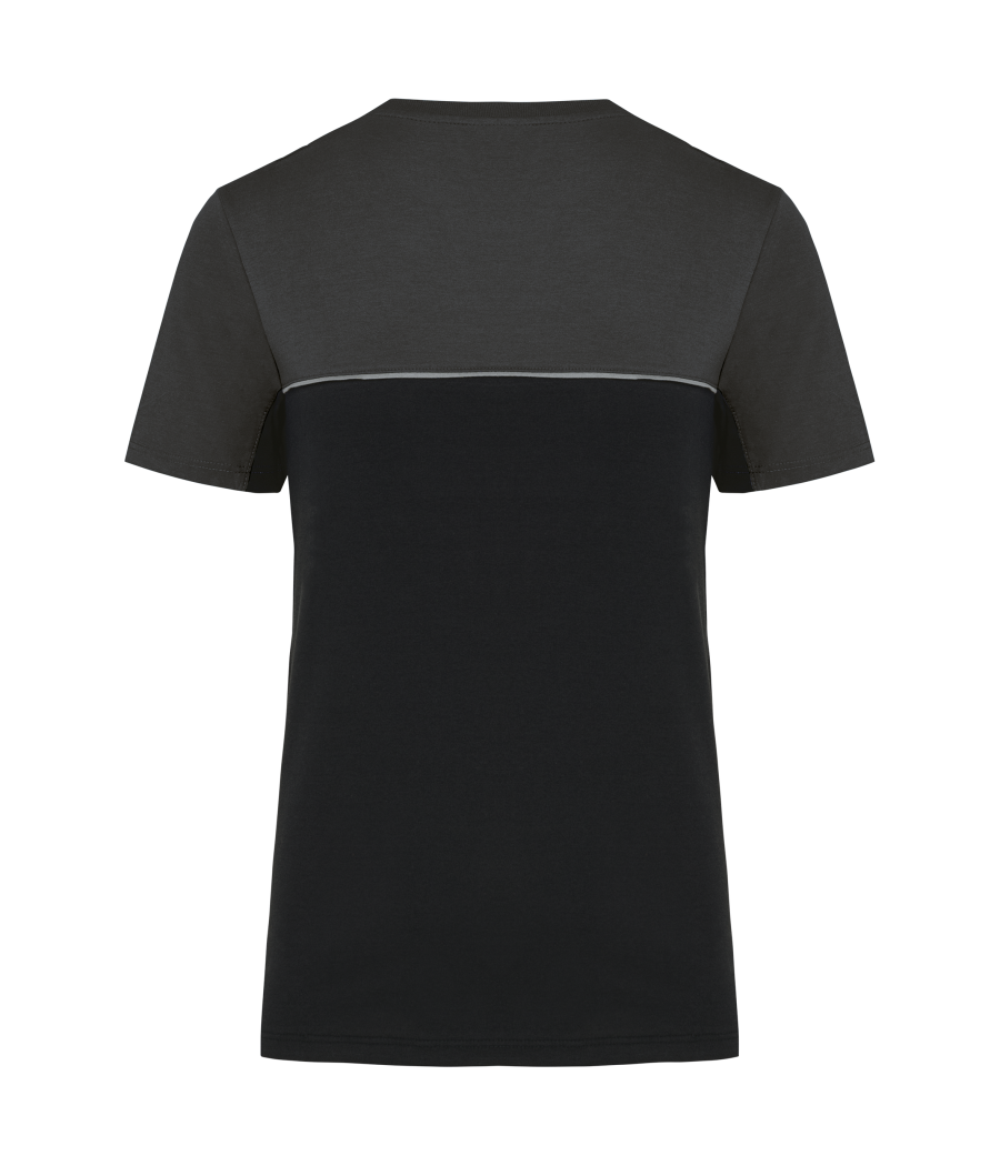 T-shirt bicolore écoresponsable manches courtes unisexe