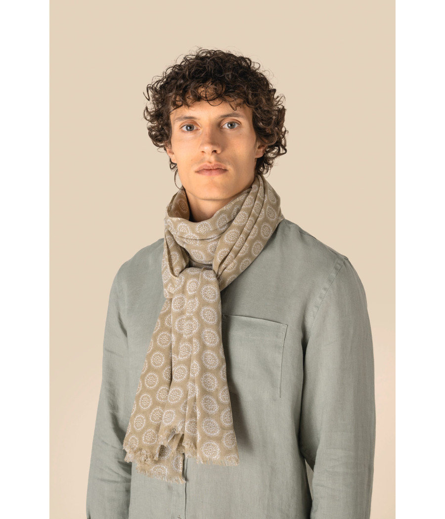 Chèche à motifs unisexe