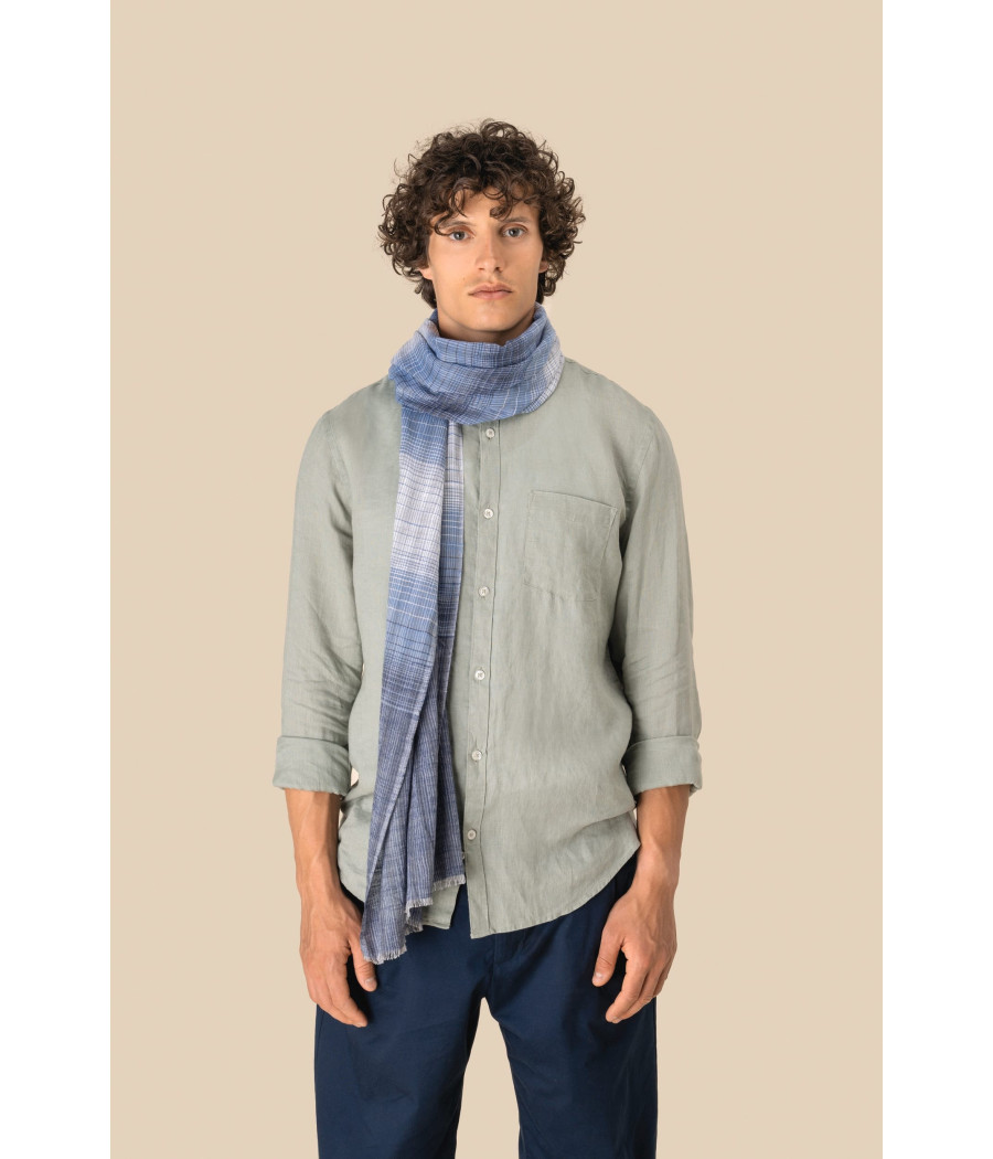 Chèche à rayures unisexe