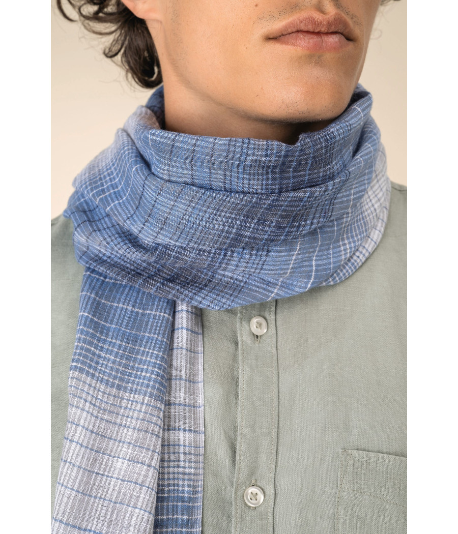 Chèche à rayures unisexe