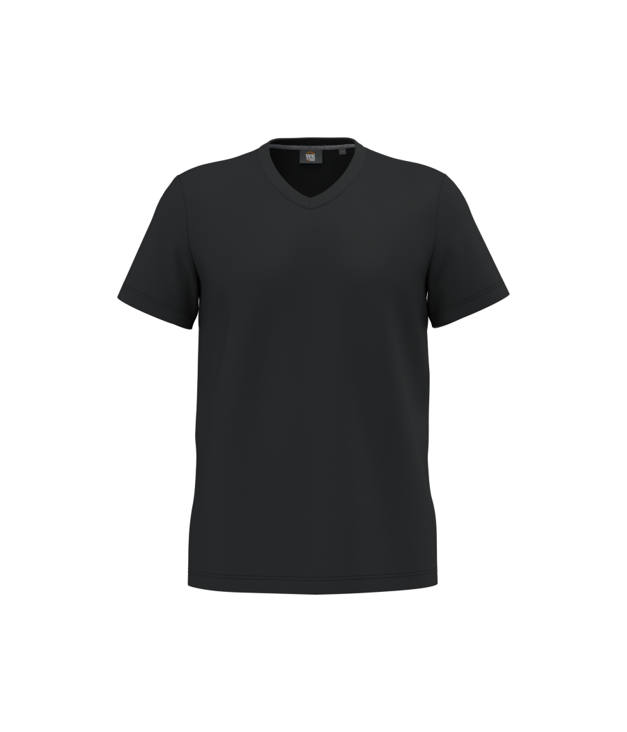 T-shirt écoresponsable col V antibactérien homme