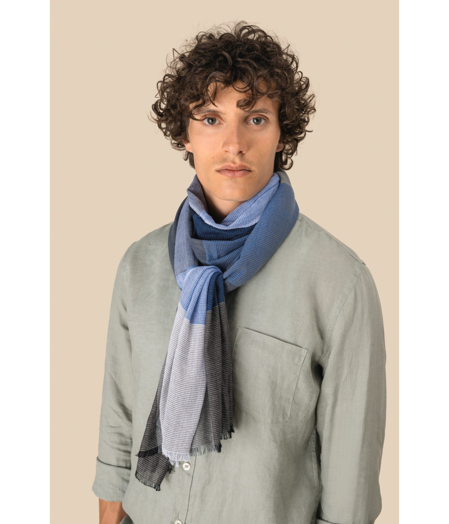 Chèche à carreaux unisexe