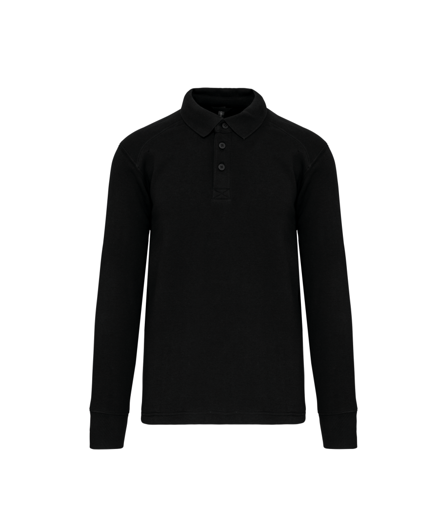 Sweat-shirt col polo homme