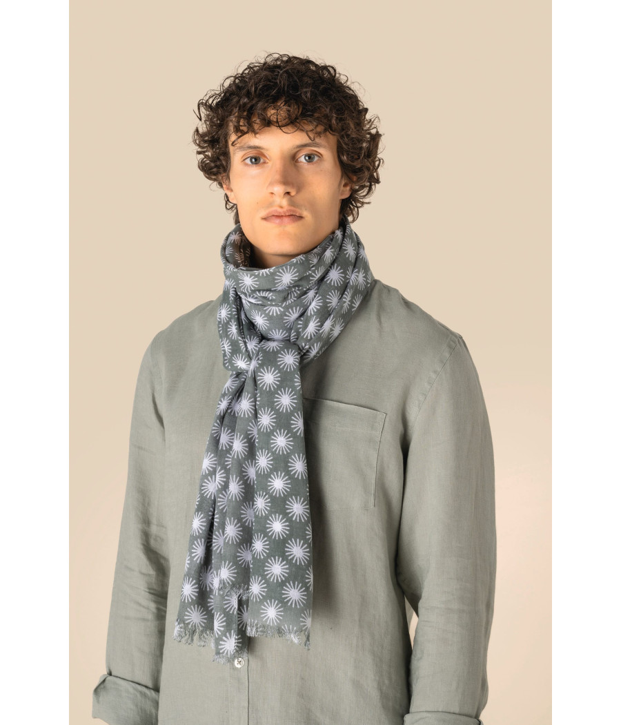 Chèche à motifs unisexe