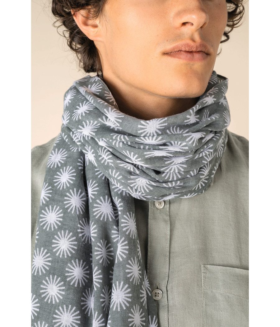 Chèche à motifs unisexe