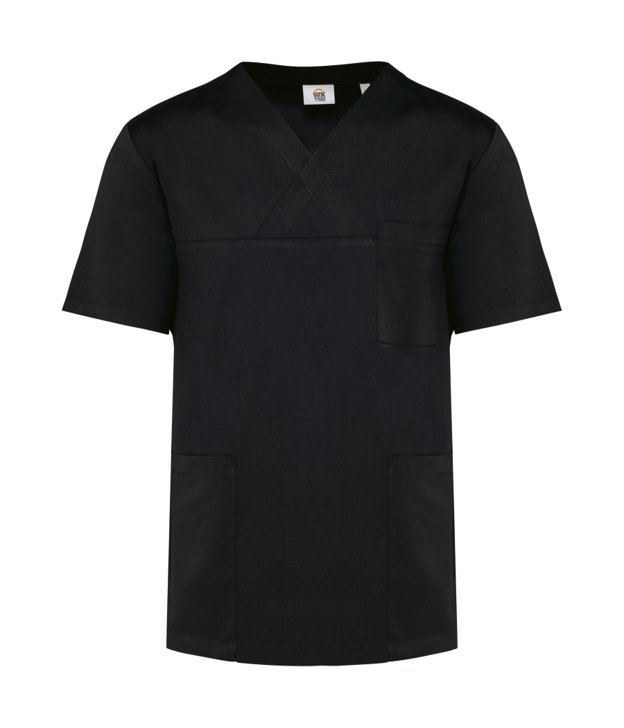 Tunique manches courtes polycoton unisexe