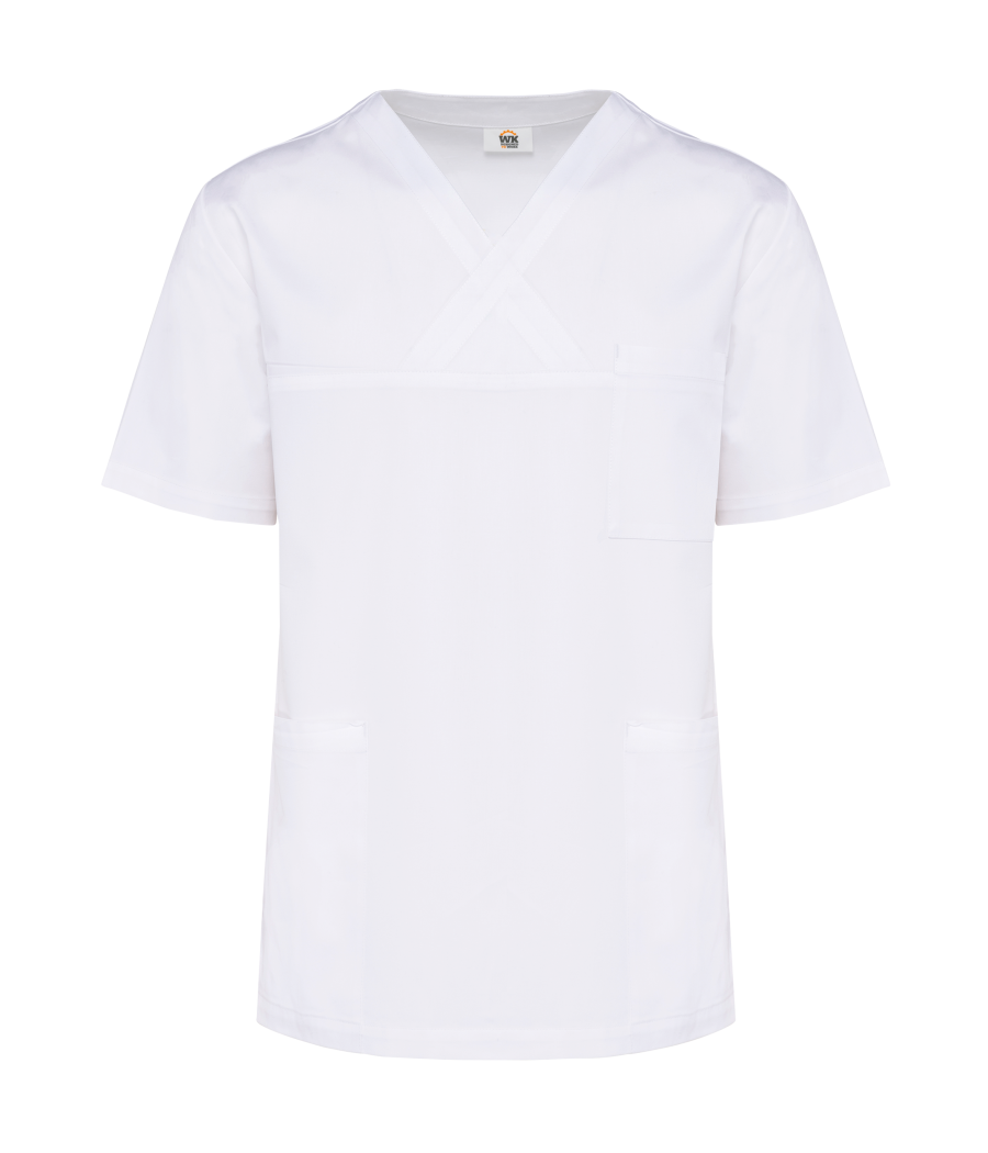 Tunique manches courtes polycoton unisexe