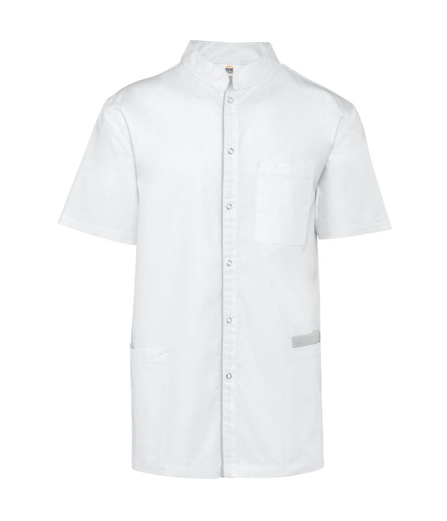 Blouse polycoton avec boutons-pression homme