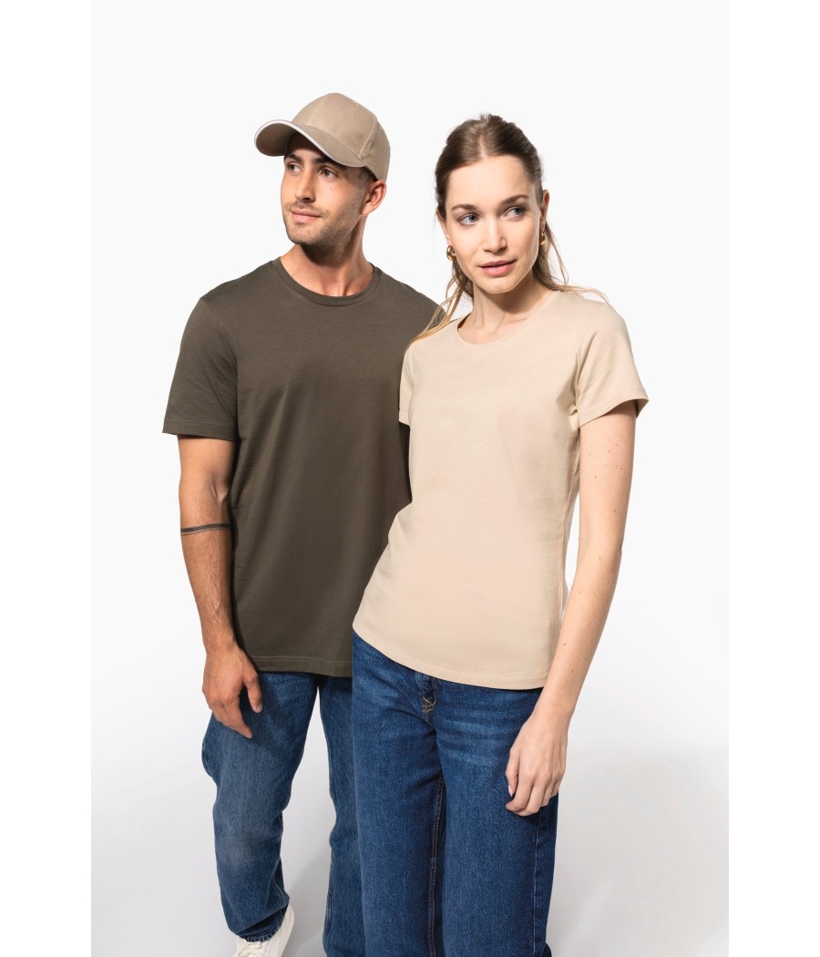 T-shirt col rond manches courtes femme