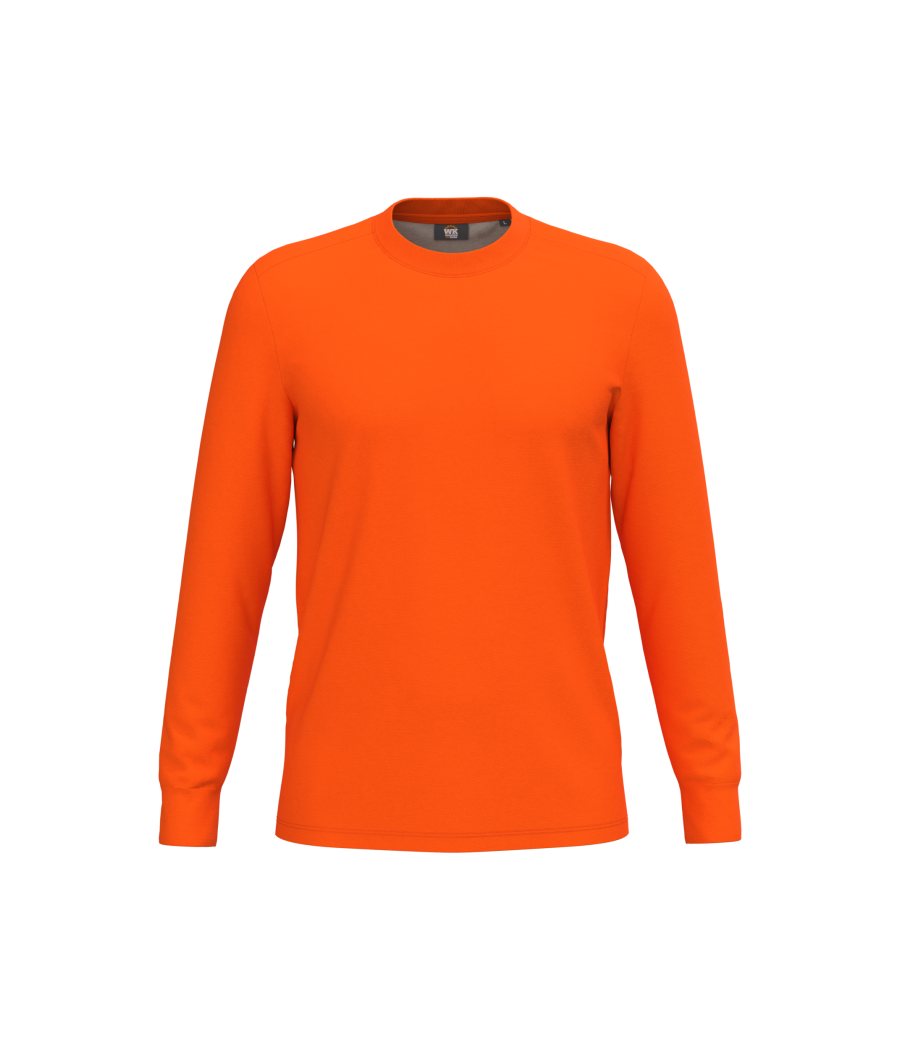 T-shirt unisexe écoresponsable manches longues coton/polyester