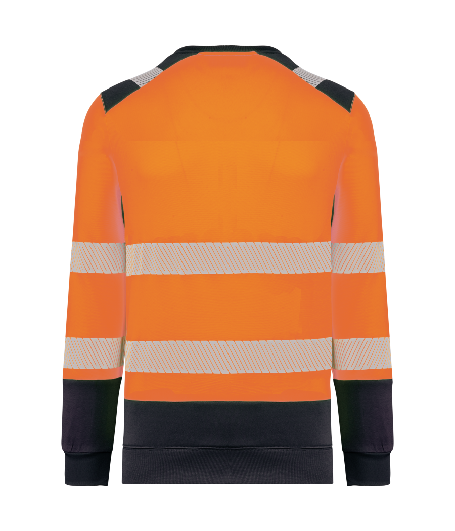 Sweat-shirt de sécurité recyclé col rond unisexe