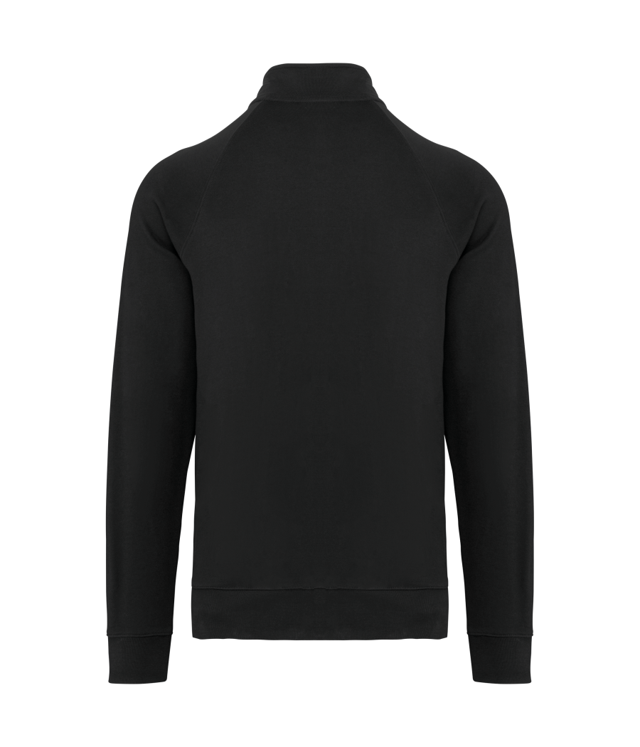 Veste molleton coton manches raglan unisexe