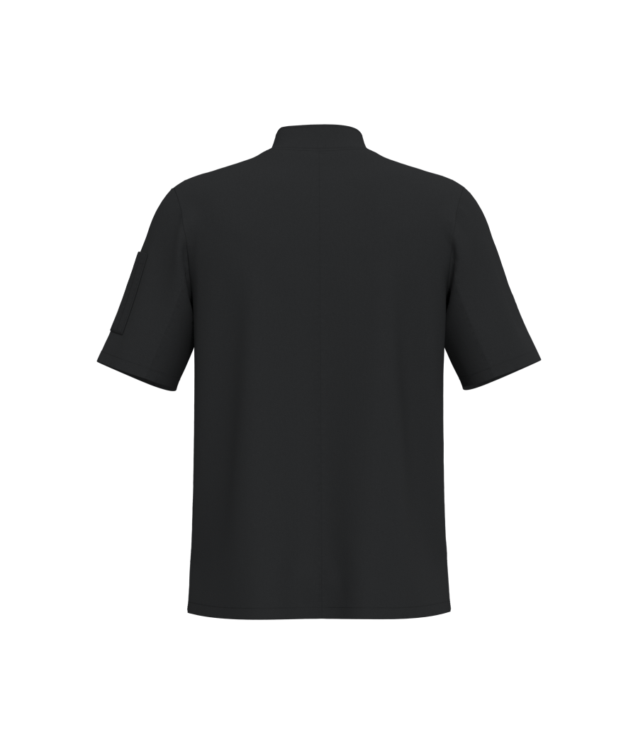 Veste de cuisine écoresponsable manches courtes unisexe