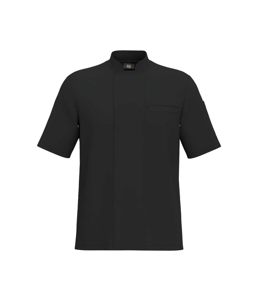 Veste de cuisine écoresponsable et respirante manches courtes unisexe