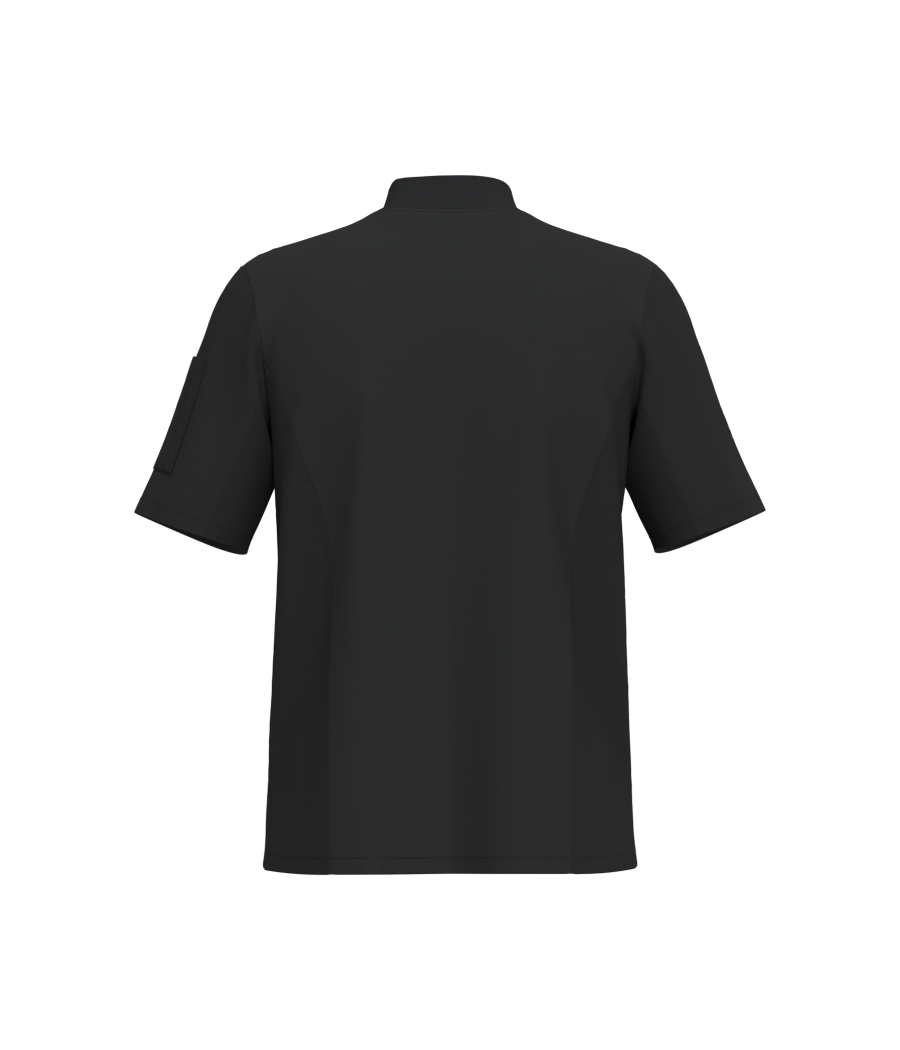 Veste de cuisine écoresponsable et respirante manches courtes unisexe