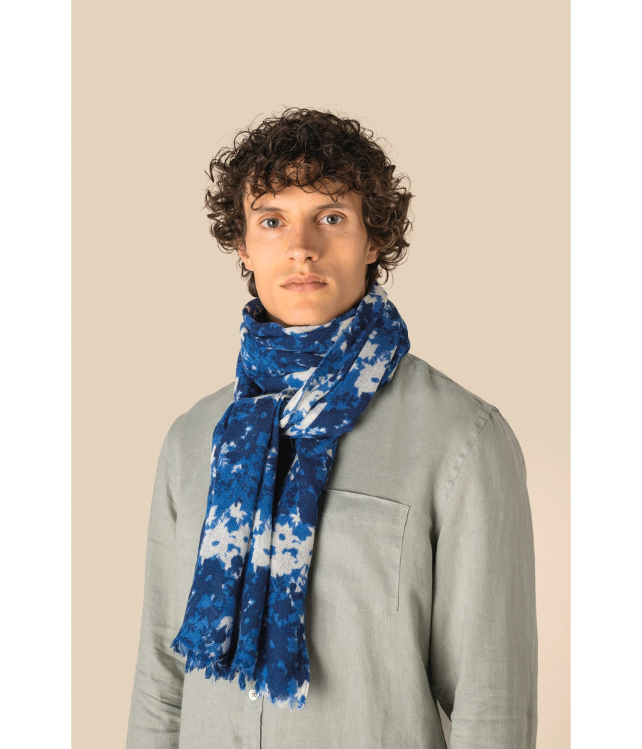 Chèche à imprimé floral unisexe