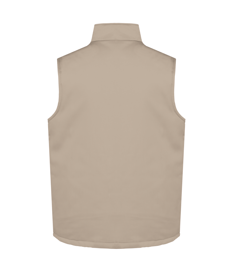 Gilet polycoton multipoches rembourré unisexe