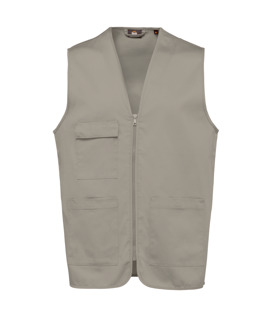Gilet polycoton multipoches unisexe