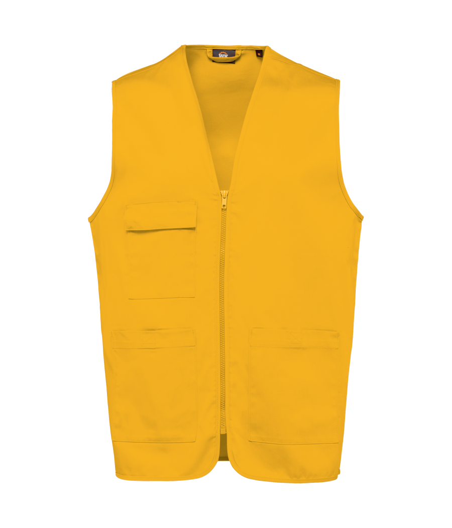 Gilet polycoton multipoches unisexe