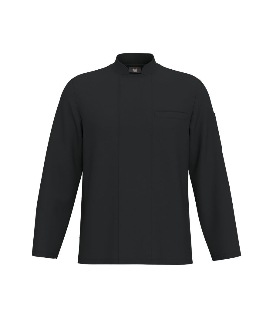 Veste de cuisine écoresponsable et respirante manches longues unisexe