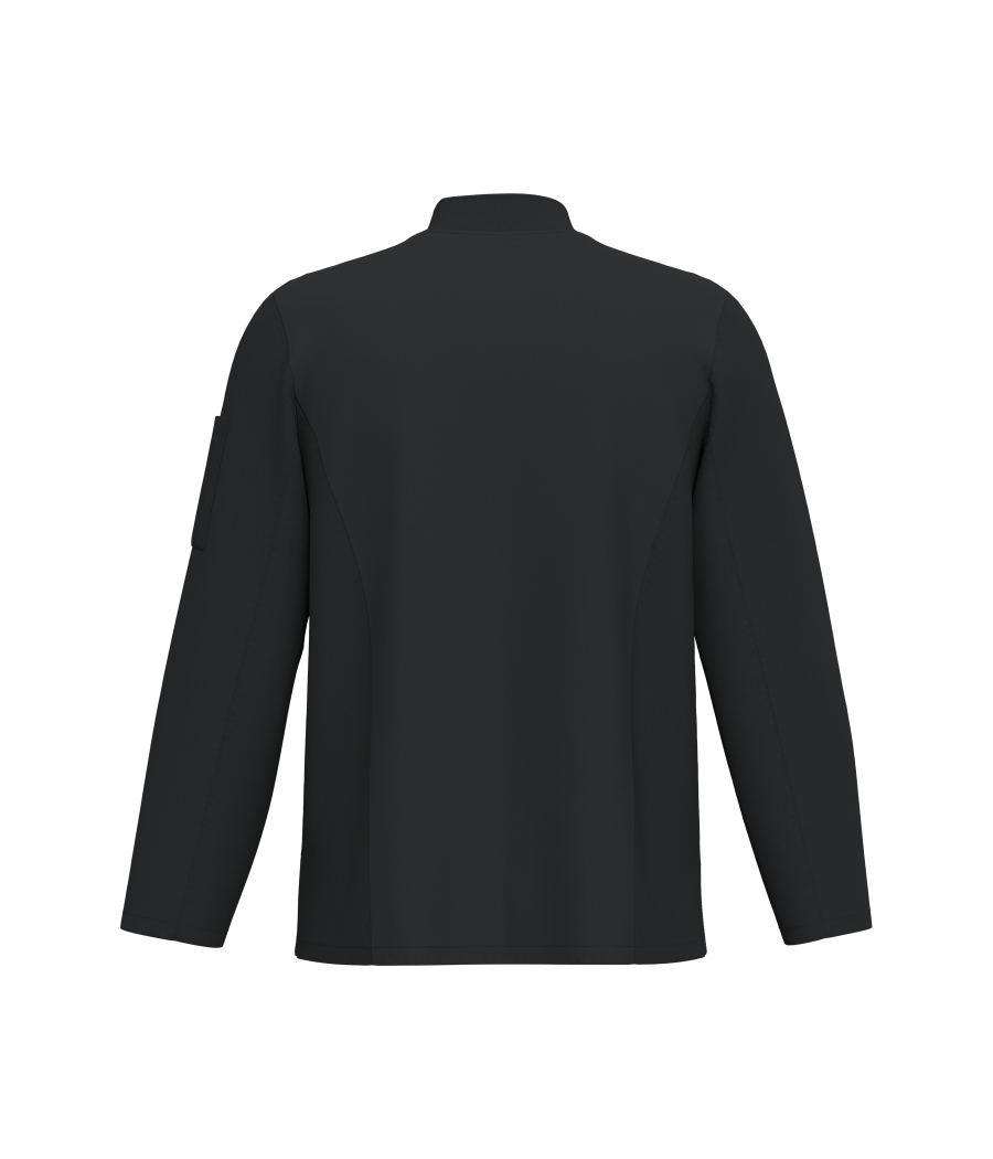 Veste de cuisine écoresponsable et respirante manches longues unisexe