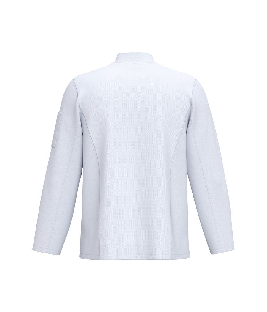 Veste de cuisine écoresponsable et respirante manches longues unisexe