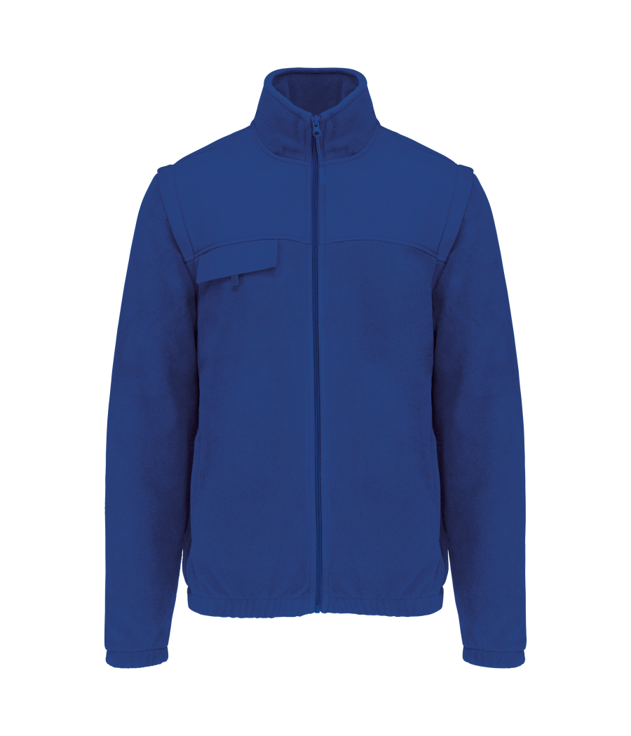 Veste polaire manches amovibles homme