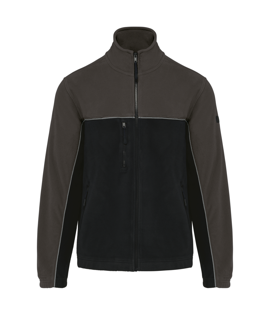 Veste micropolaire bicolore écoresponsable unisexe