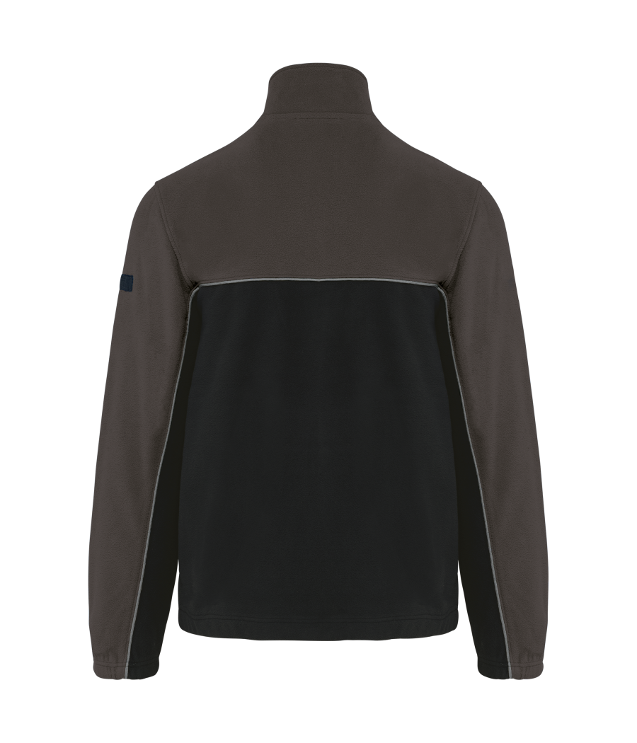 Veste micropolaire bicolore écoresponsable unisexe