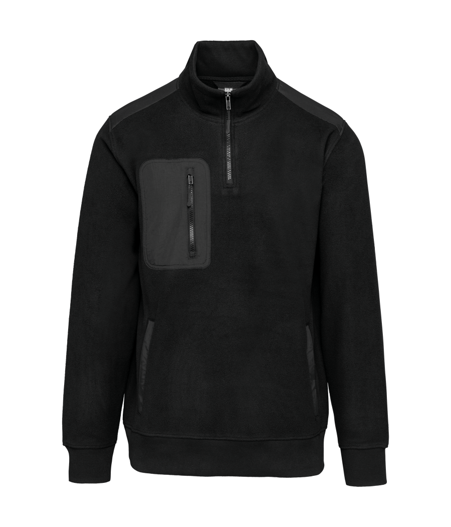 Polaire écoresponsable col zippé unisexe