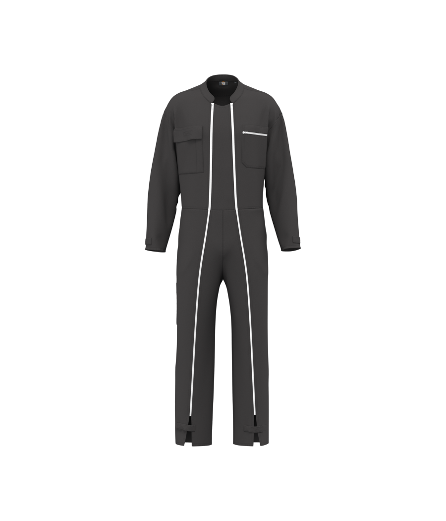 Combinaison double zip unisexe