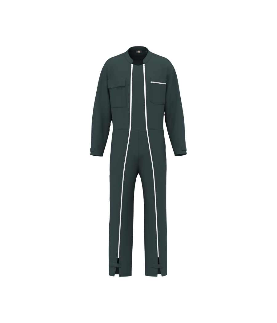 Combinaison double zip unisexe