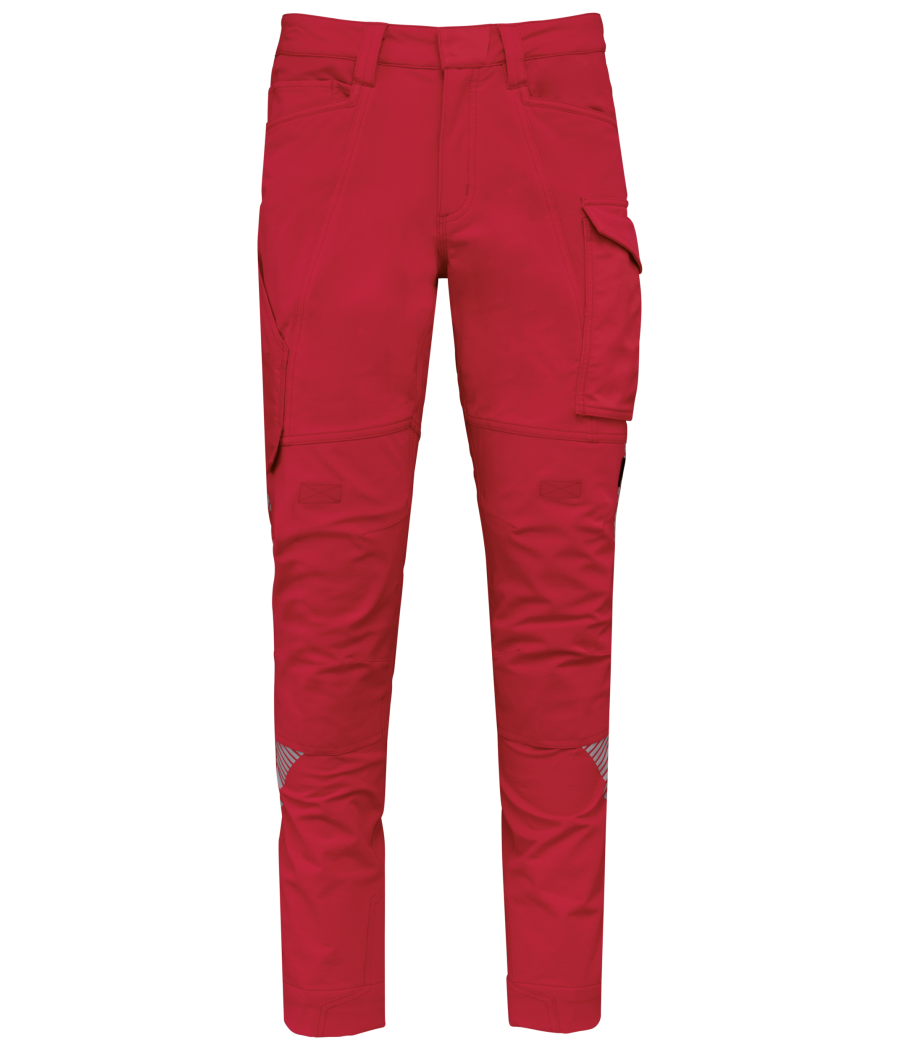 Pantalon stretch recyclé multipoches unisexe