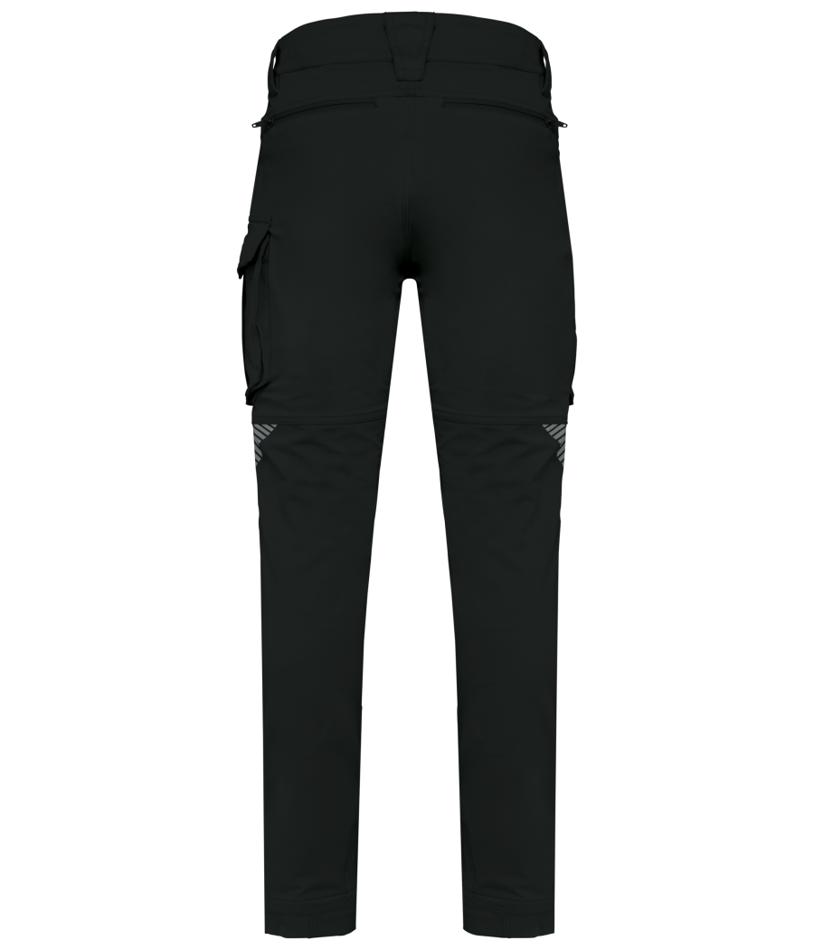 Pantalon léger stretch recyclé multipoches unisexe