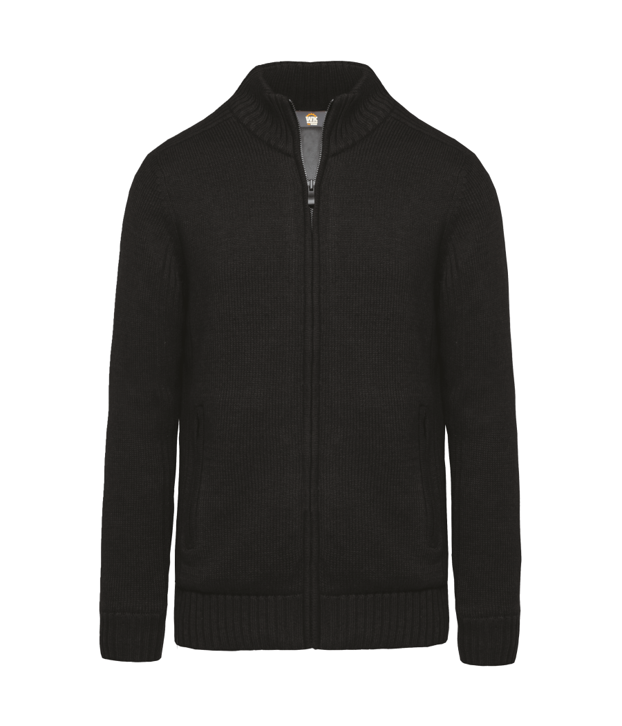 Cardigan doublé polaire homme