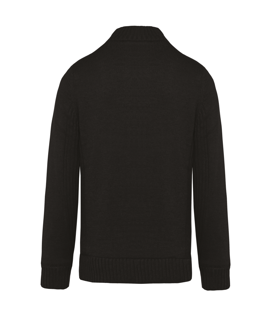 Cardigan doublé polaire homme