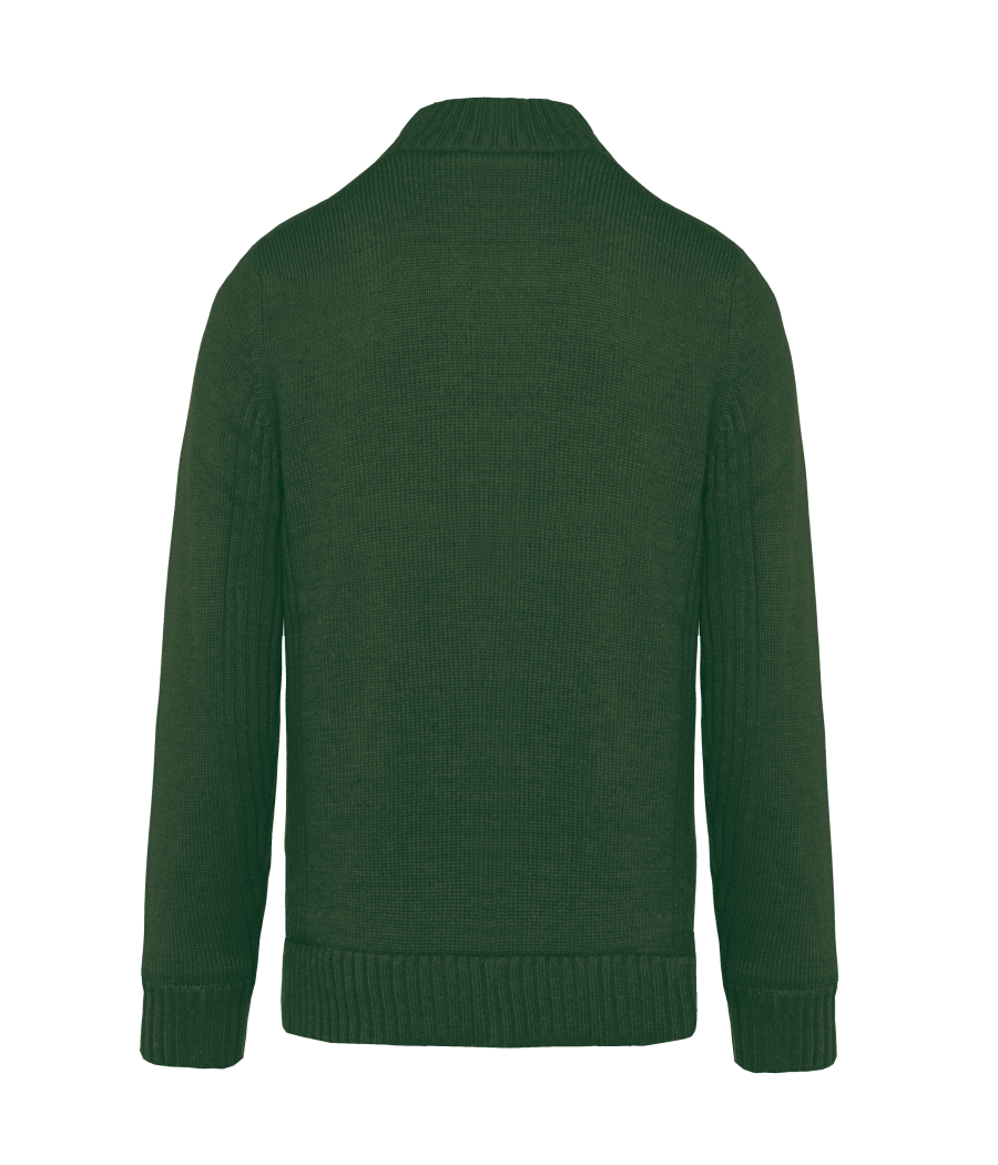 Cardigan doublé polaire homme