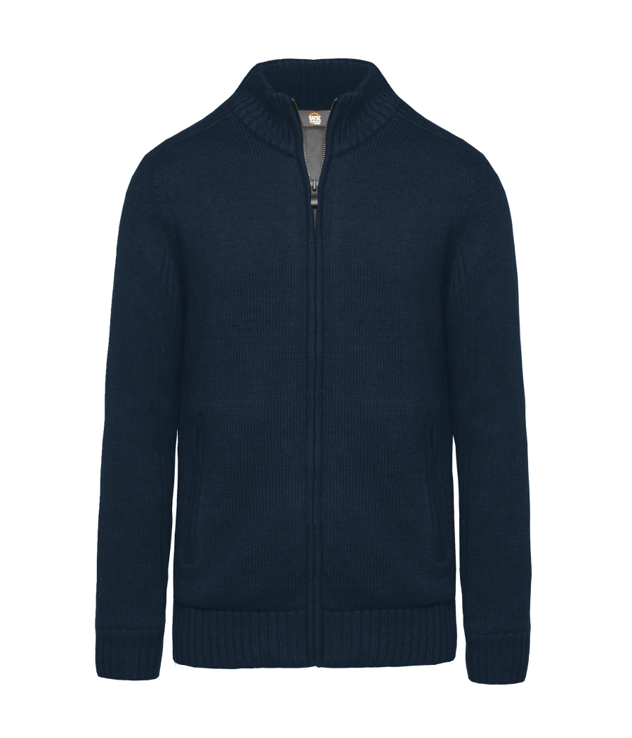 Cardigan doublé polaire homme