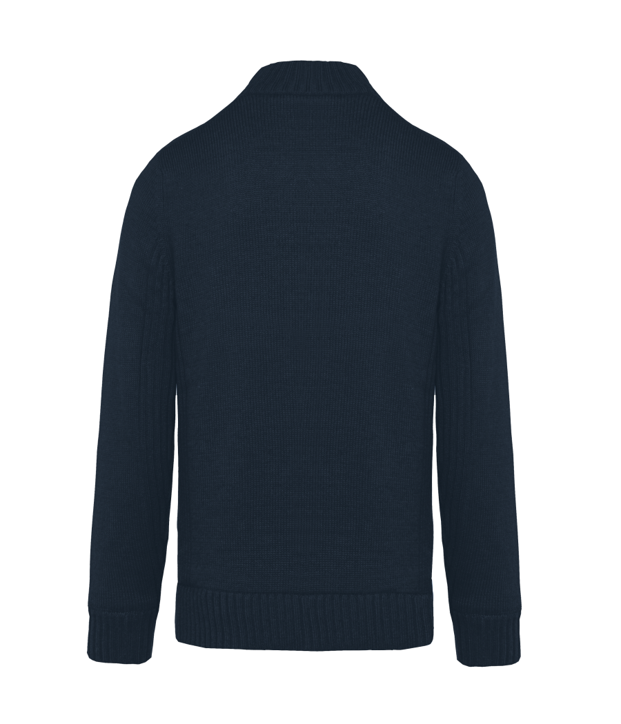 Cardigan doublé polaire homme